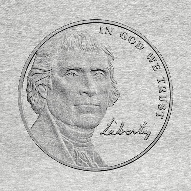 Thomas Jefferson - In God We Trust by warishellstore